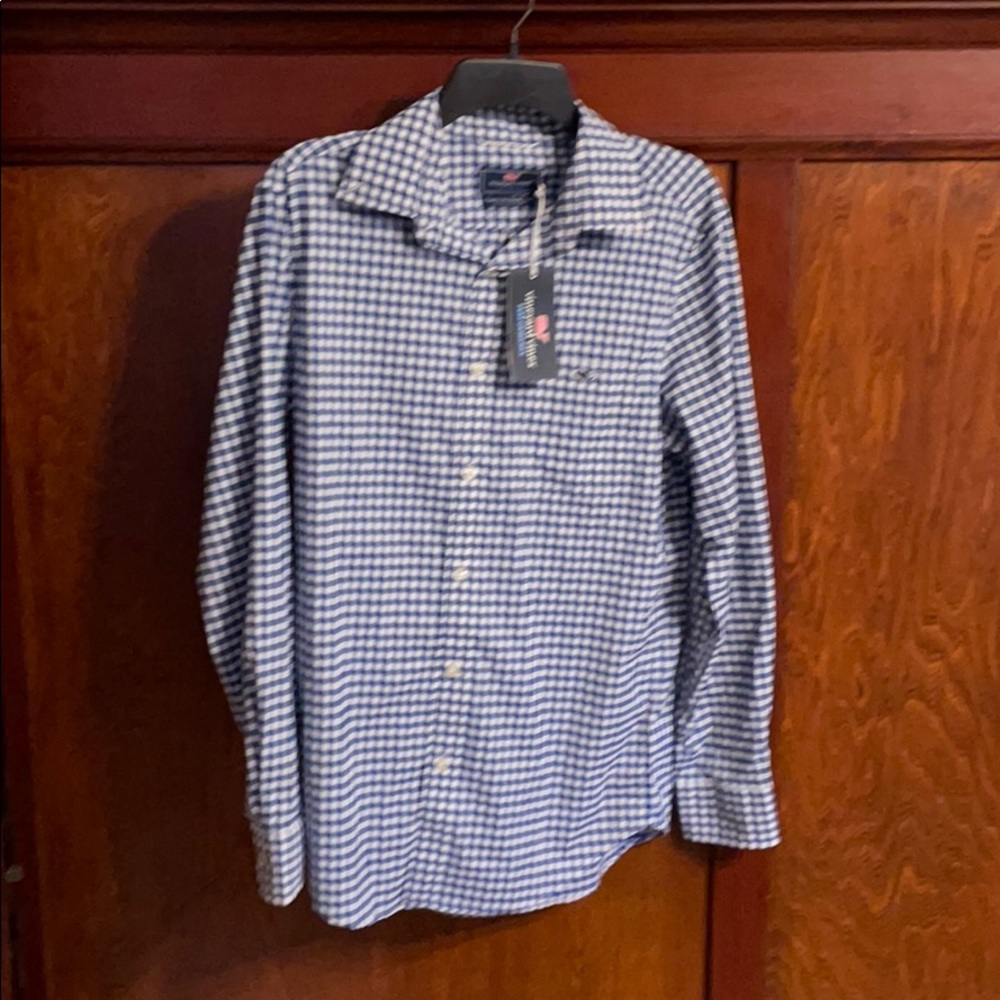 NWT Vineyard Vines Performance Gingham Size S